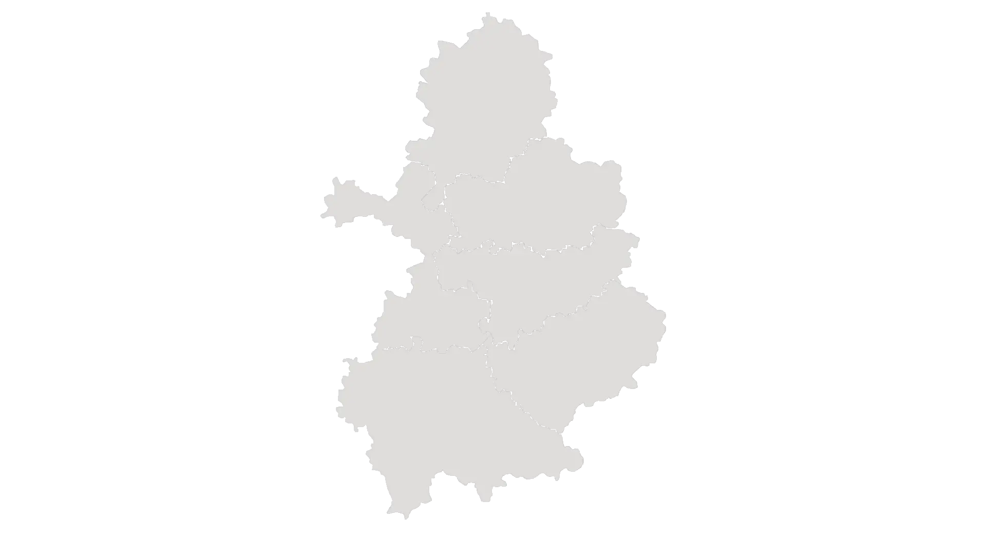 Mapa Středočeského kraje